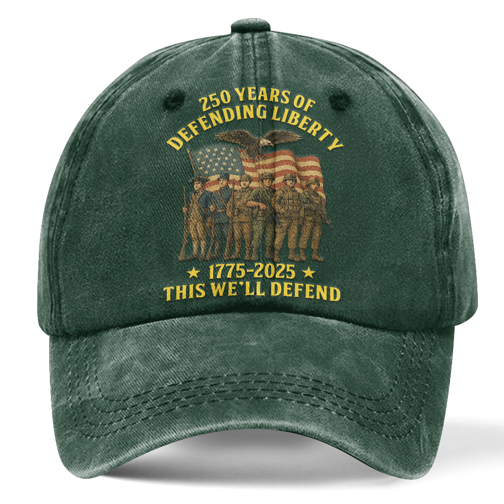 Army 250th Anniversary Washed Cap