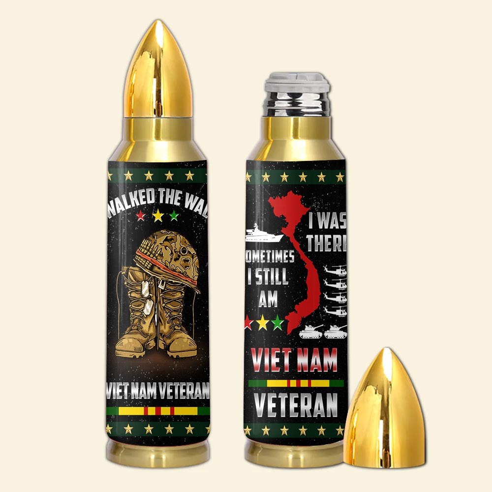 Vietnam Veteran I Was There Bullet Tumbler