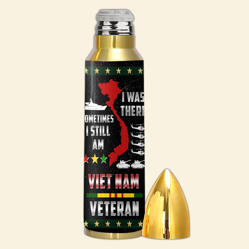 Vietnam Veteran I Was There Bullet Tumbler