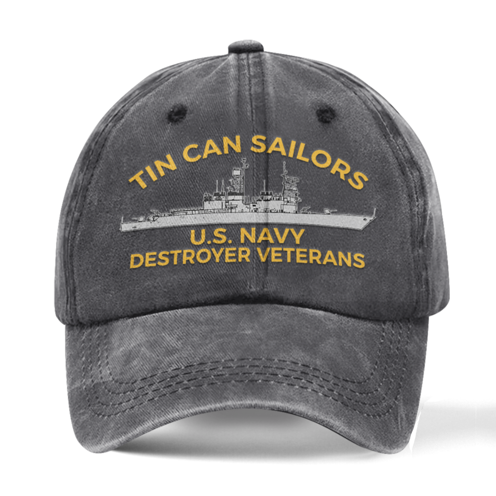 Personalizable Tin Can Sailors Washed Cap