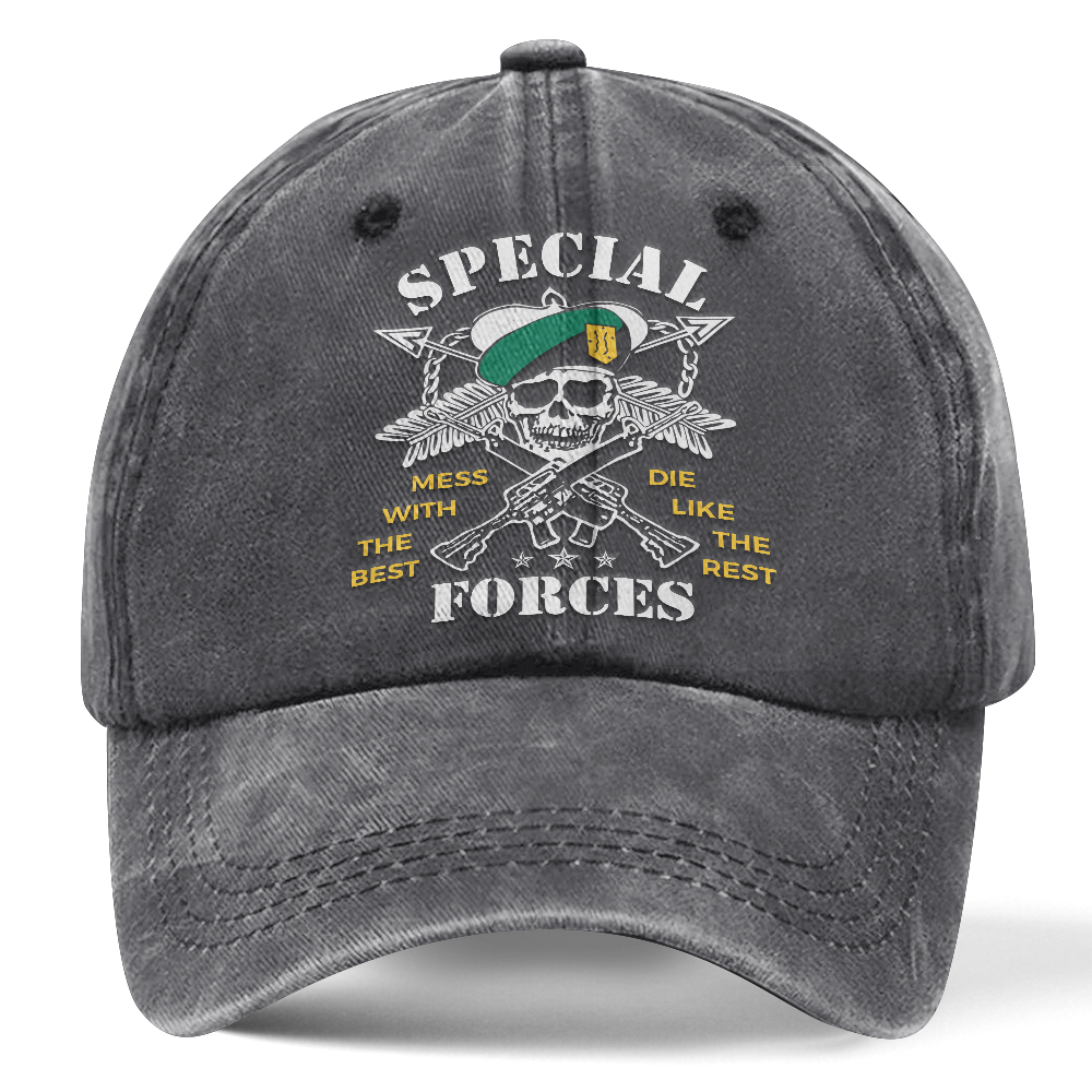 Personalizable Special Forces Washed Cap