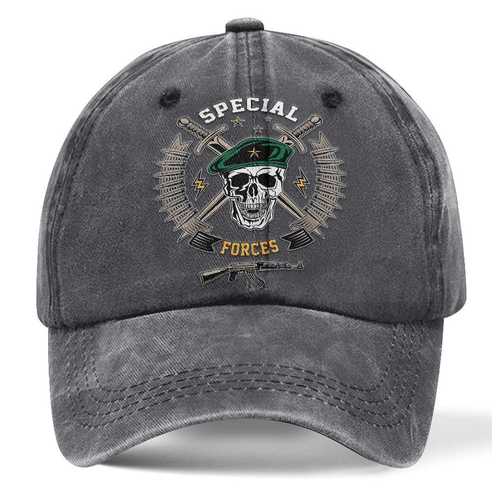 Personalizable Special Forces Washed Cap