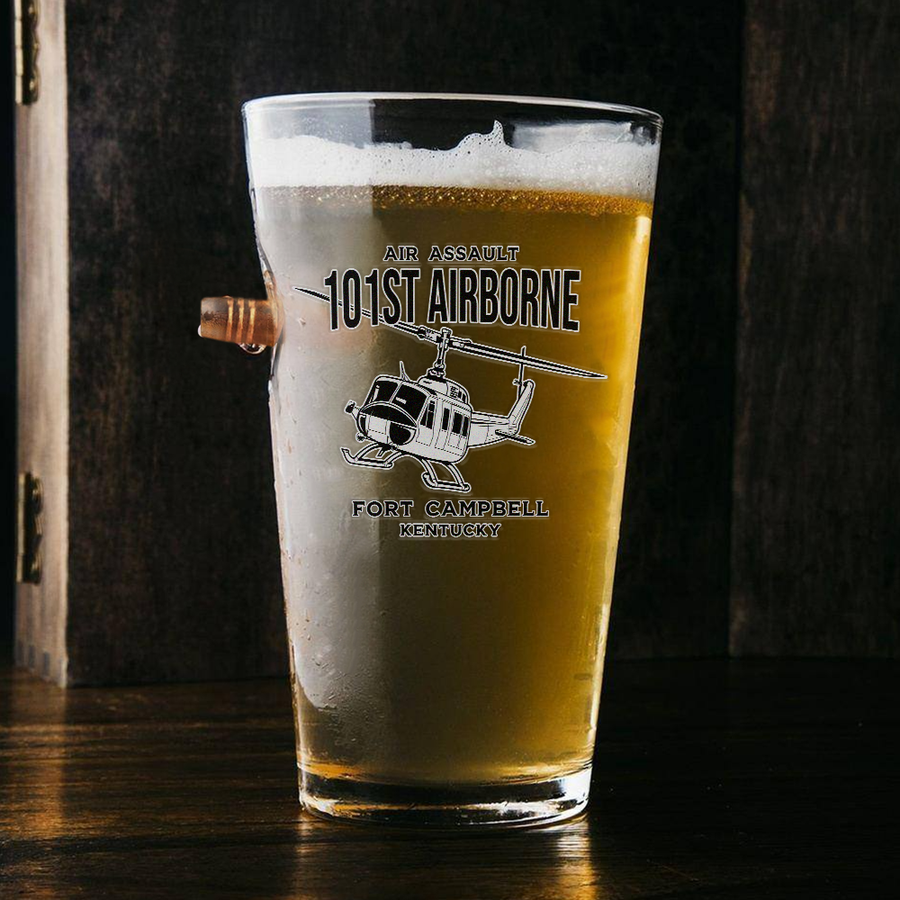 Fort Campell Kentucky Bullet Pint Glass