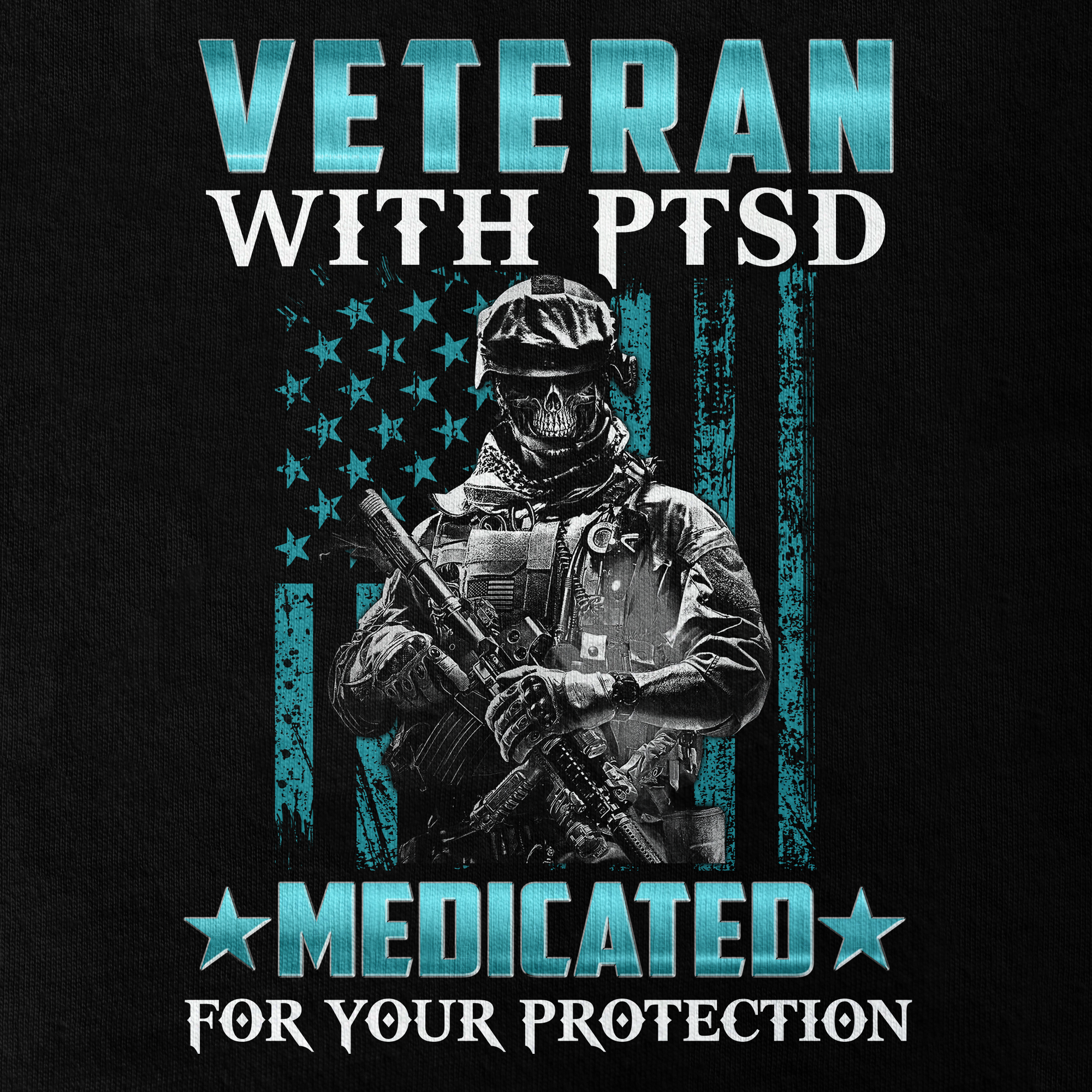 Veteran With PTSD Double Side Classic T-shirt