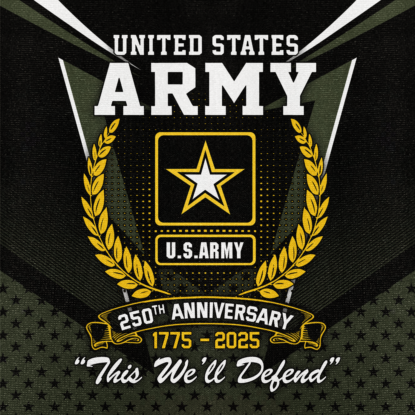 Army 250th Anniversary Cuban Shirt