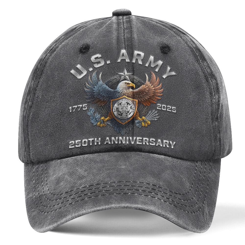 Army 250th Anniversary Washed Cap