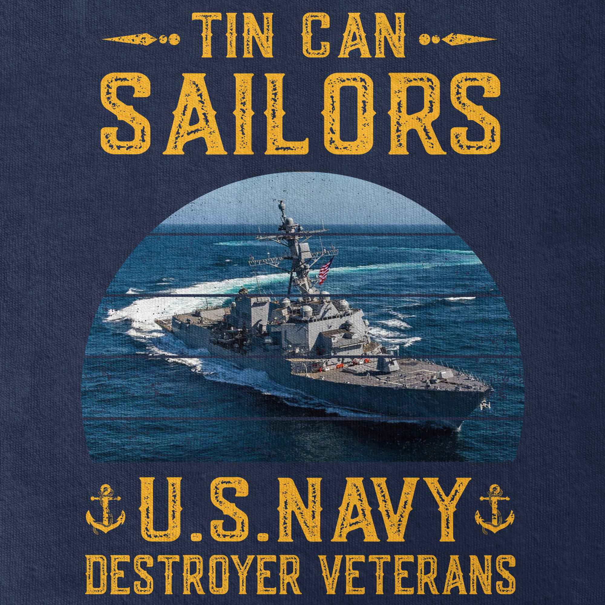 Personalizable Tin Can Sailors Classic T-shirt