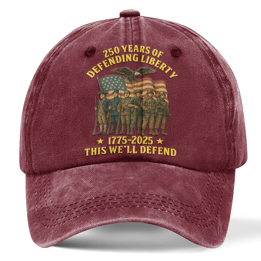 Army 250th Anniversary Washed Cap