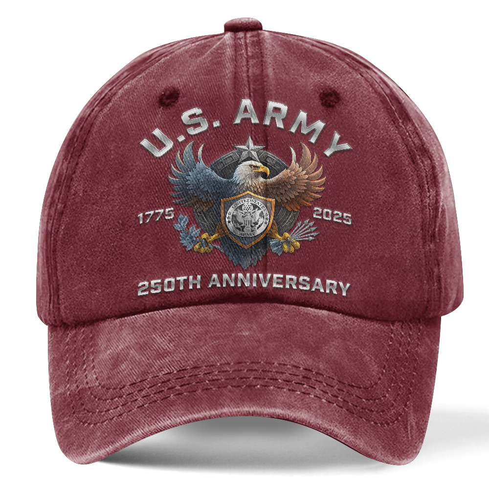 Army 250th Anniversary Washed Cap