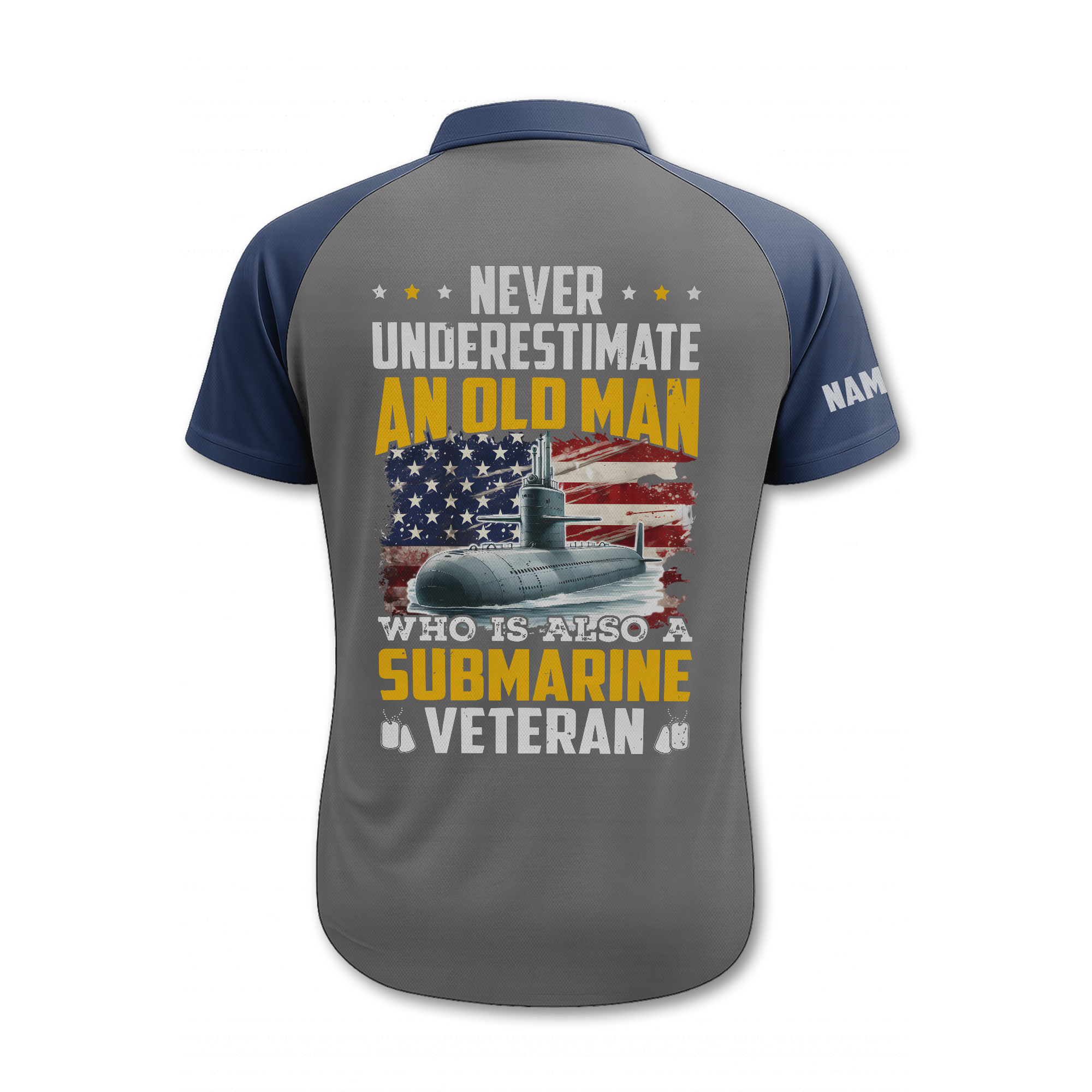 Navy Submarine Polo Shirt