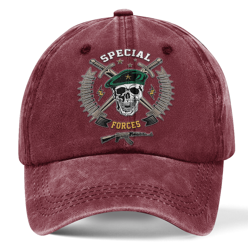 Personalizable Special Forces Washed Cap