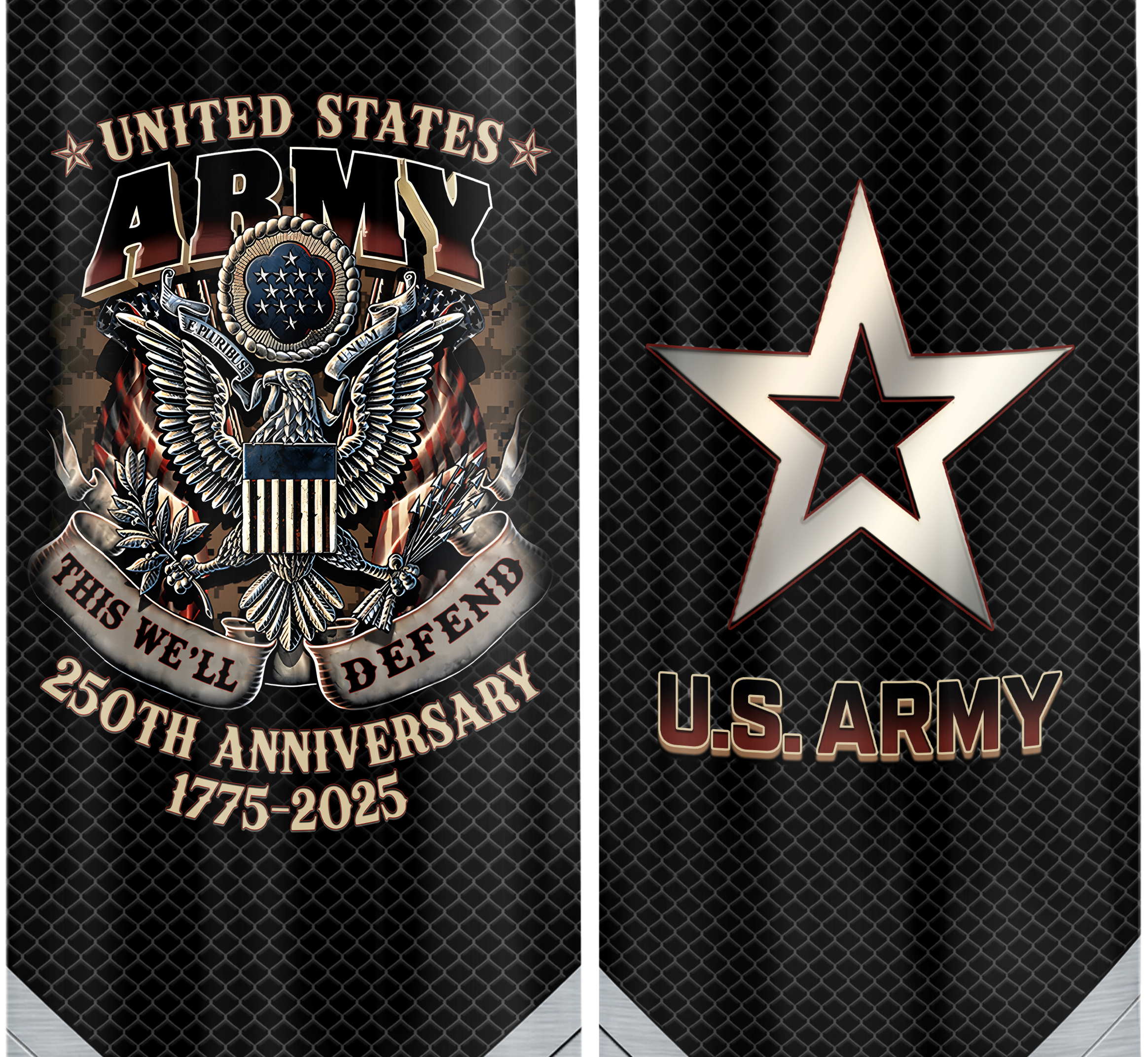 Army 250th Anniversary Bullet Tumbler
