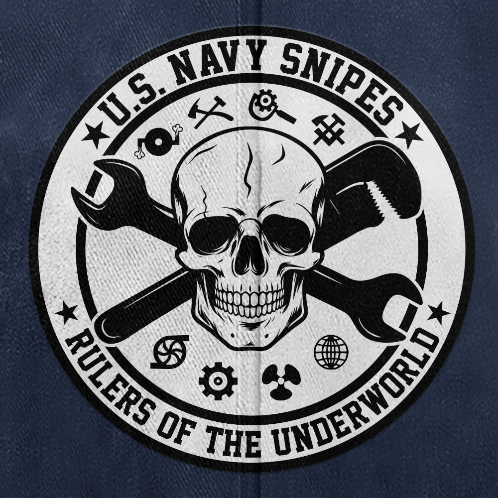 Personalizable Navy Snipes Washed Cap