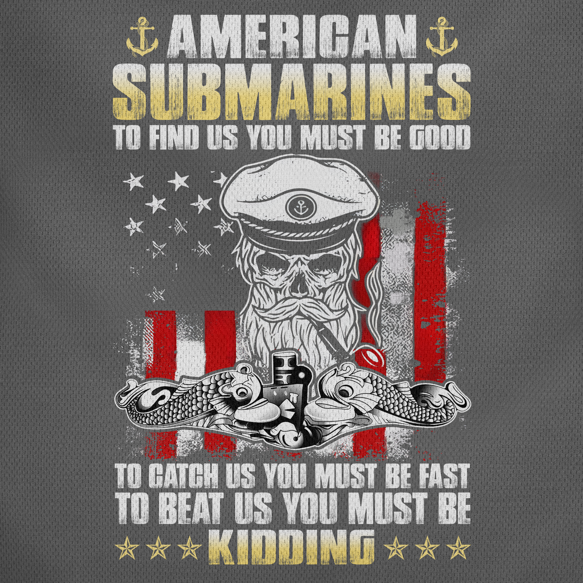 Navy Submarine Polo Shirt