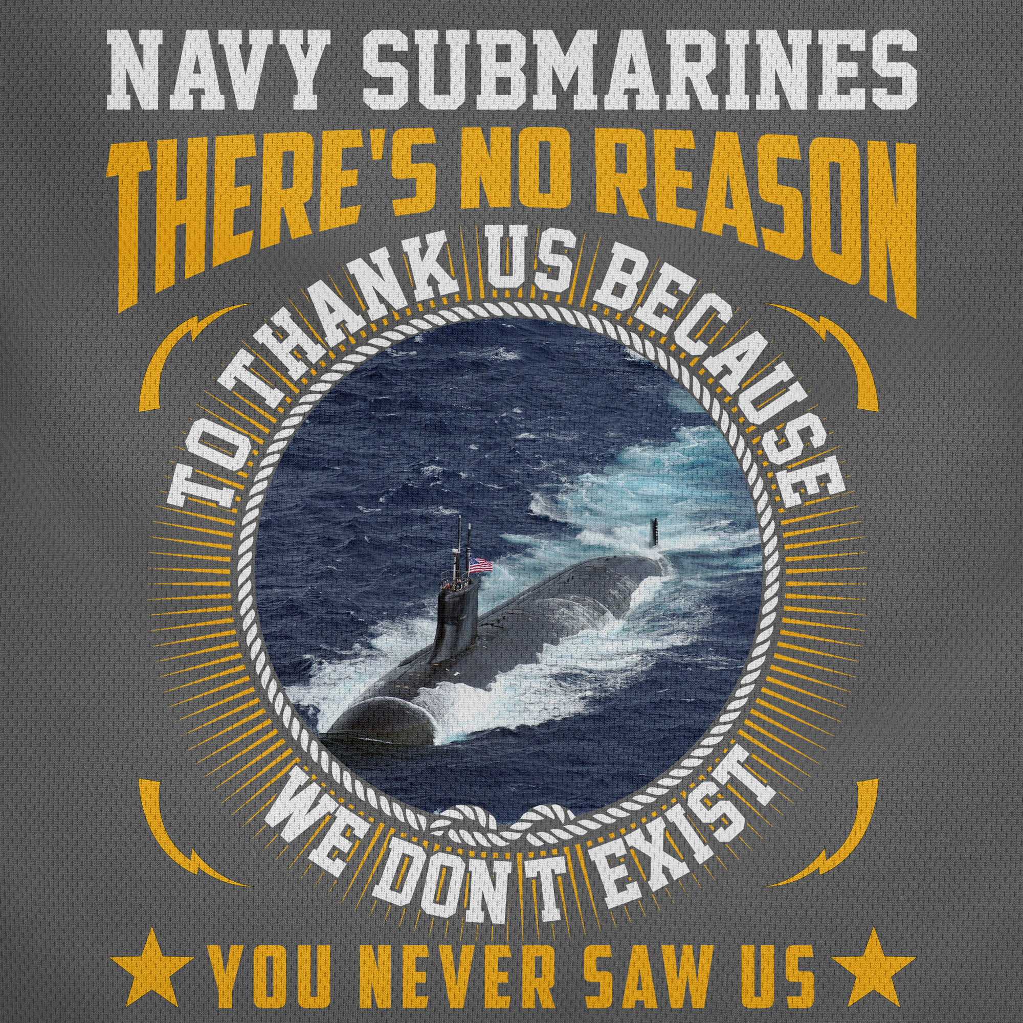 Navy Submarine Polo Shirt