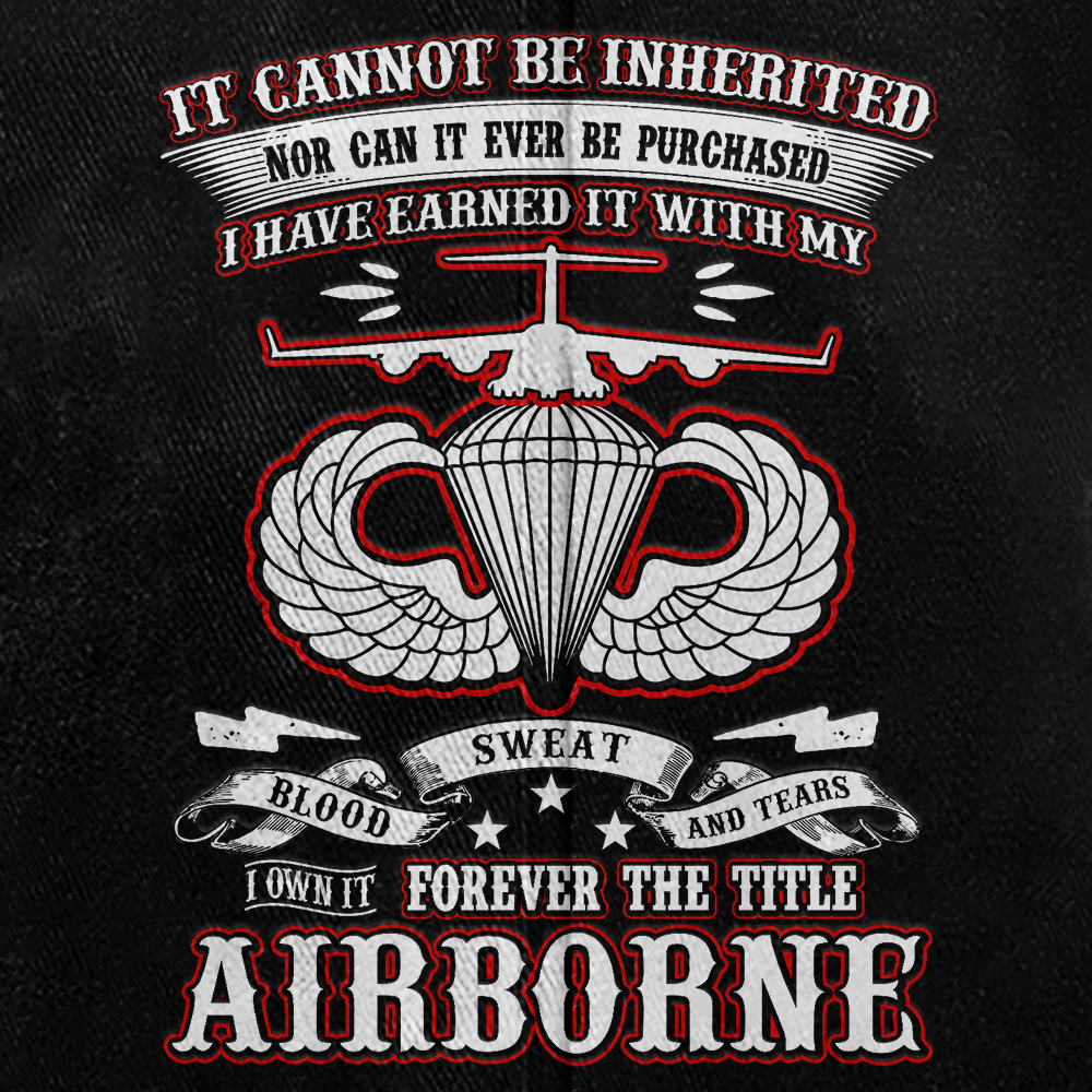 Airborne I Own Forever The Title Washed Cap