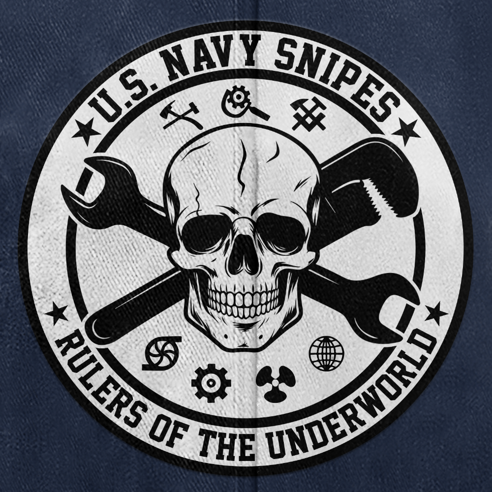 Personalizable Navy Snipes Washed Cap