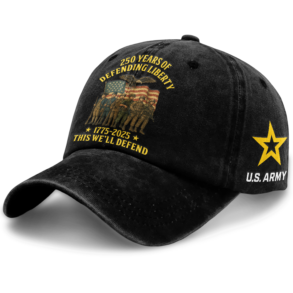 Army 250th Anniversary Washed Cap