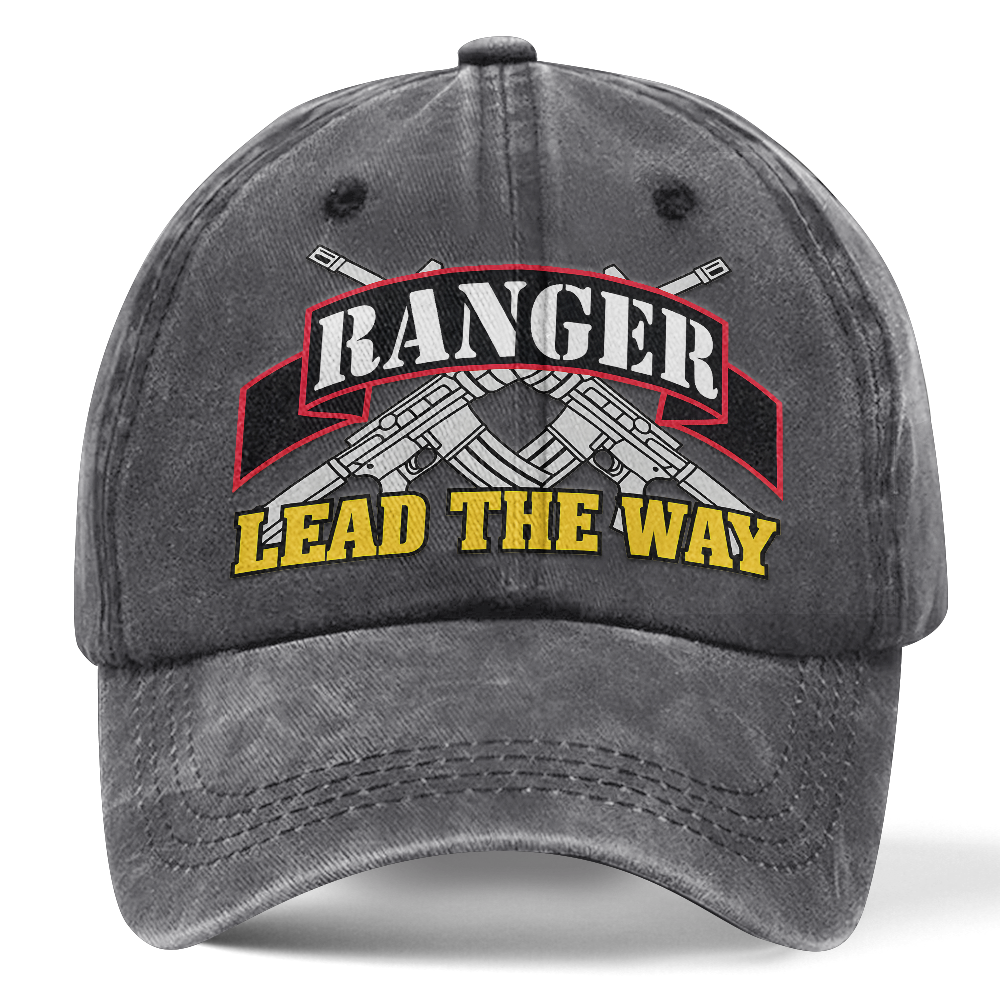 Personalizable Rangers Lead The Way Washed Cap