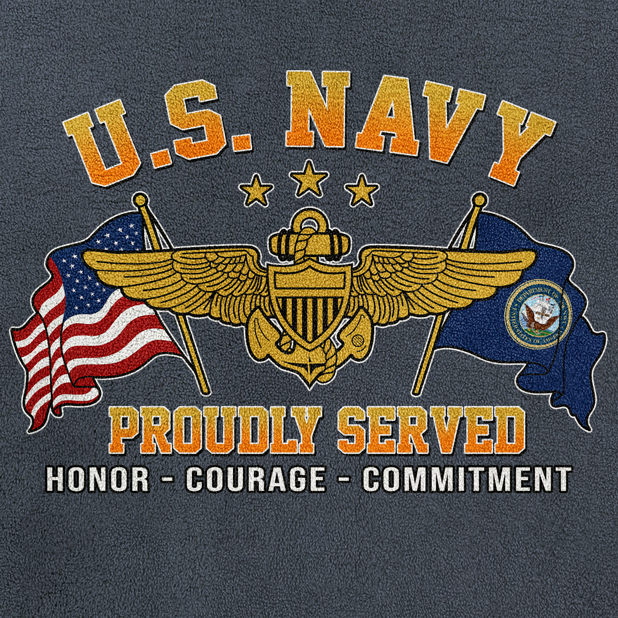 Naval Aviation Half-Zip Raglan Sweatshirt