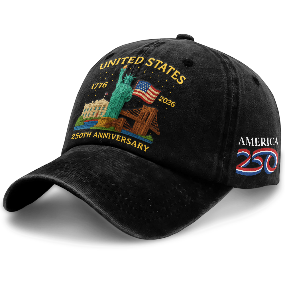 America 250th Anniversary Washed Cap