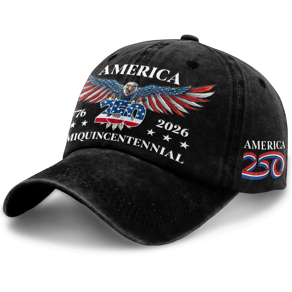 America 250th Anniversary Washed Cap