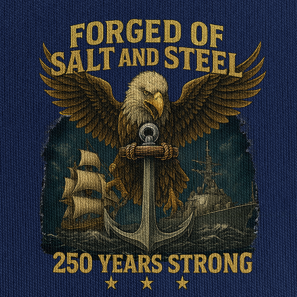 Navy 250th Anniversary Quarter Zip Hoodie