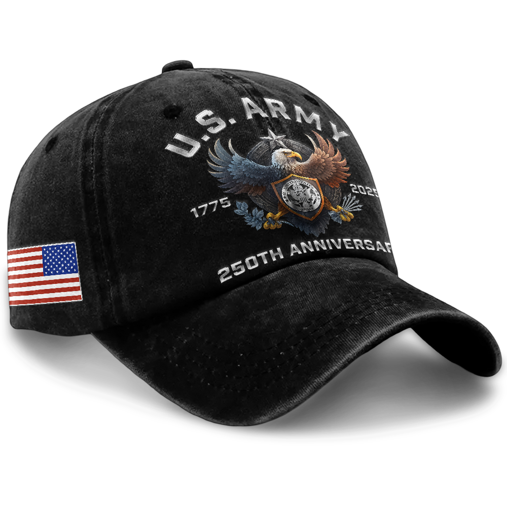 Army 250th Anniversary Washed Cap