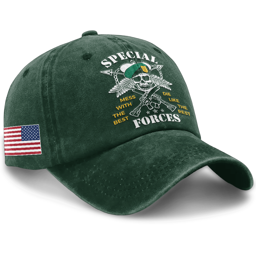 Personalizable Special Forces Washed Cap