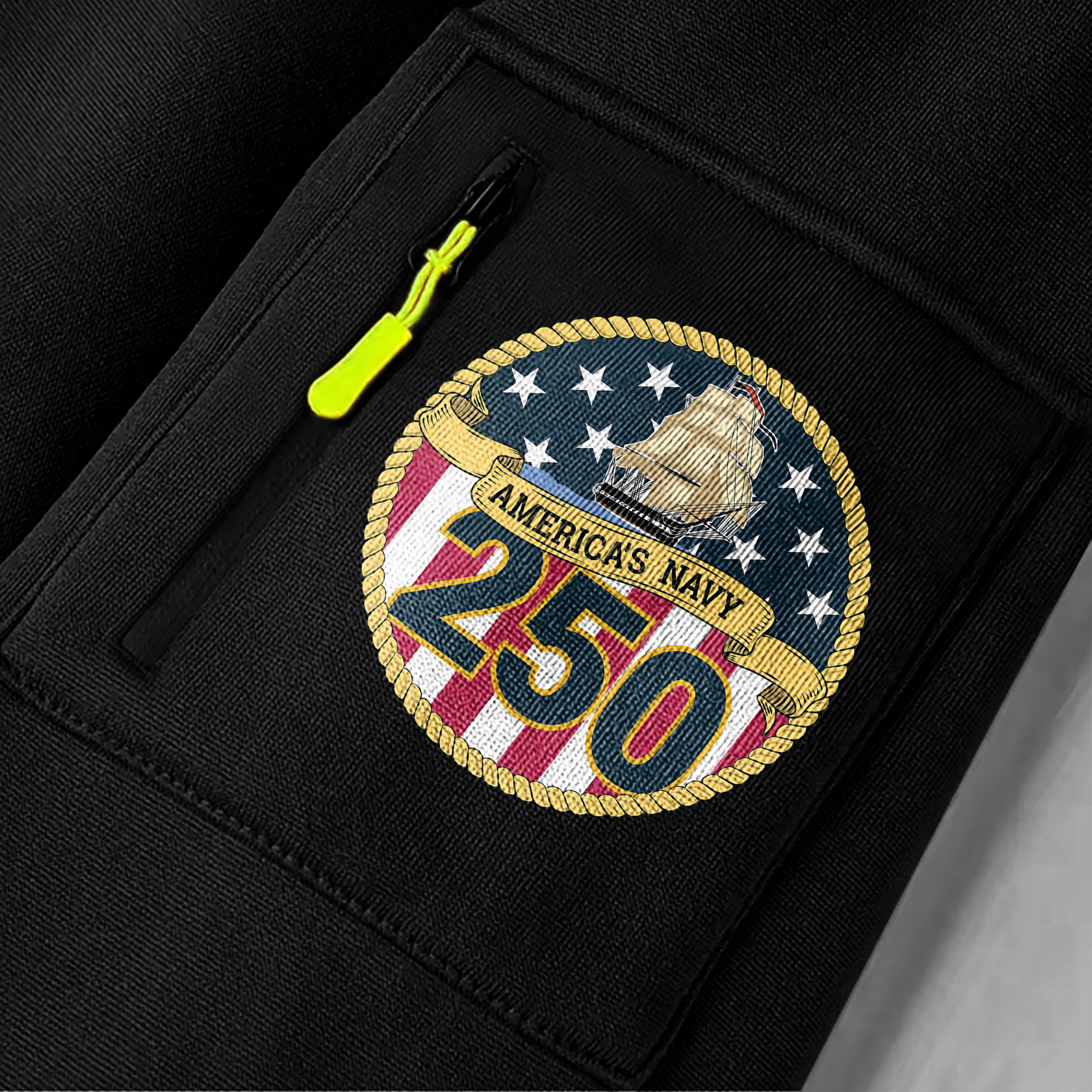 Navy 250th Anniversary Quarter Zip Hoodie