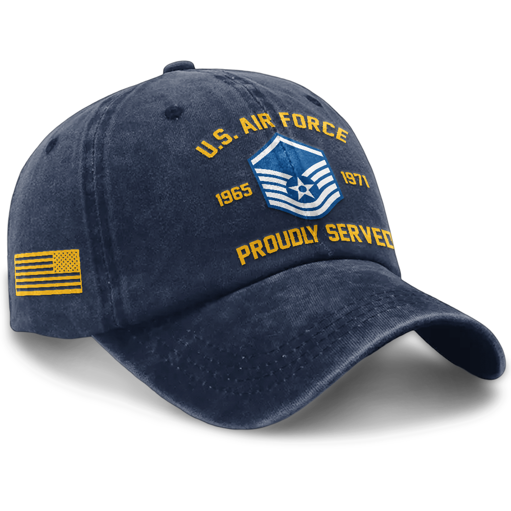 Personalizable Air Force Washed Cap