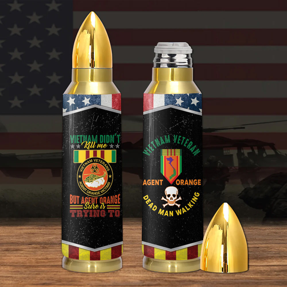 Vietnam Veteran Agent Orange Bullet Tumbler