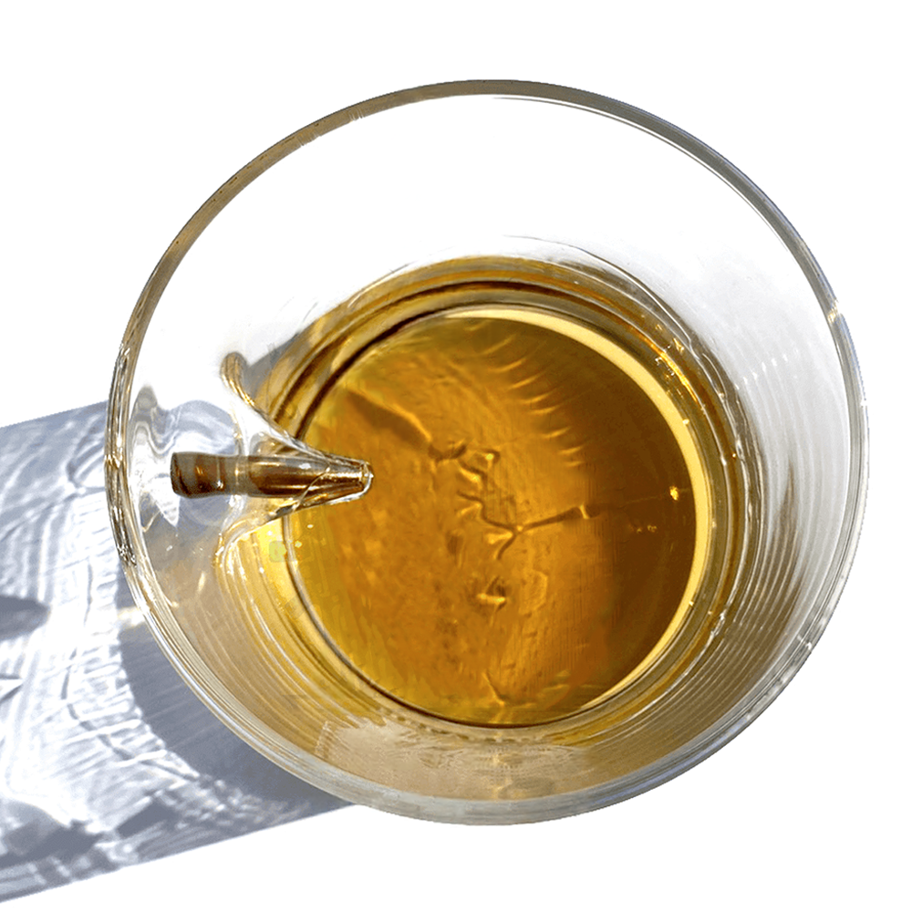 Army Engineer 250th Anniversary Bullet Whiskey Glass