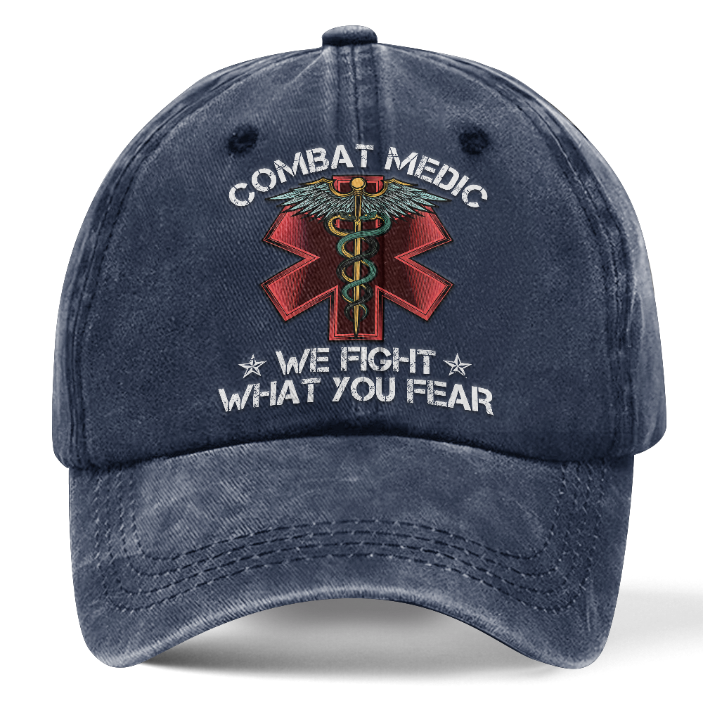 Personalizable Combat Medic Washed Cap