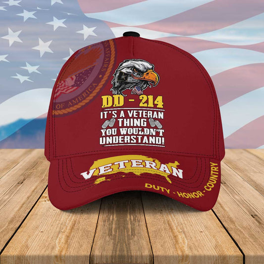 DD-214 It's A Veteran Thing You Wouldn't Understand Hat Cap