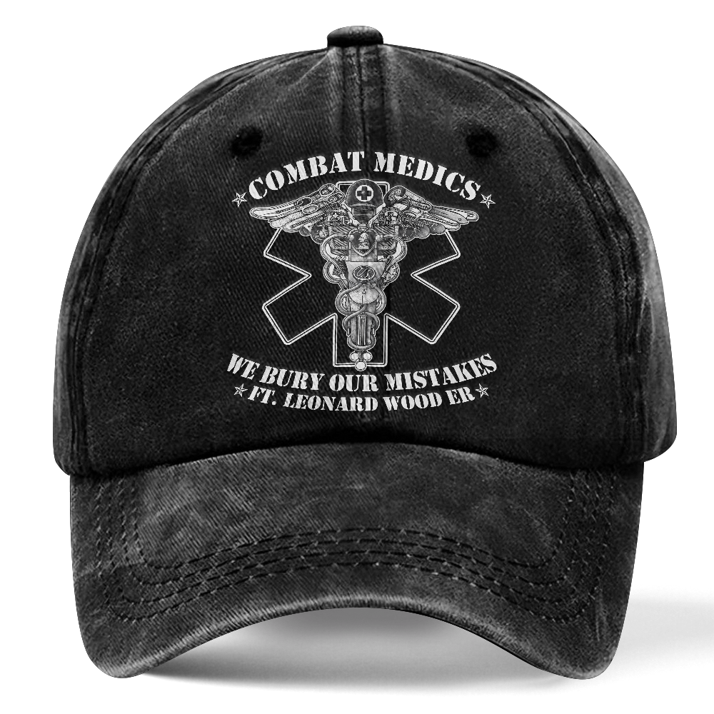 Personalizable Combat Medic Washed Cap