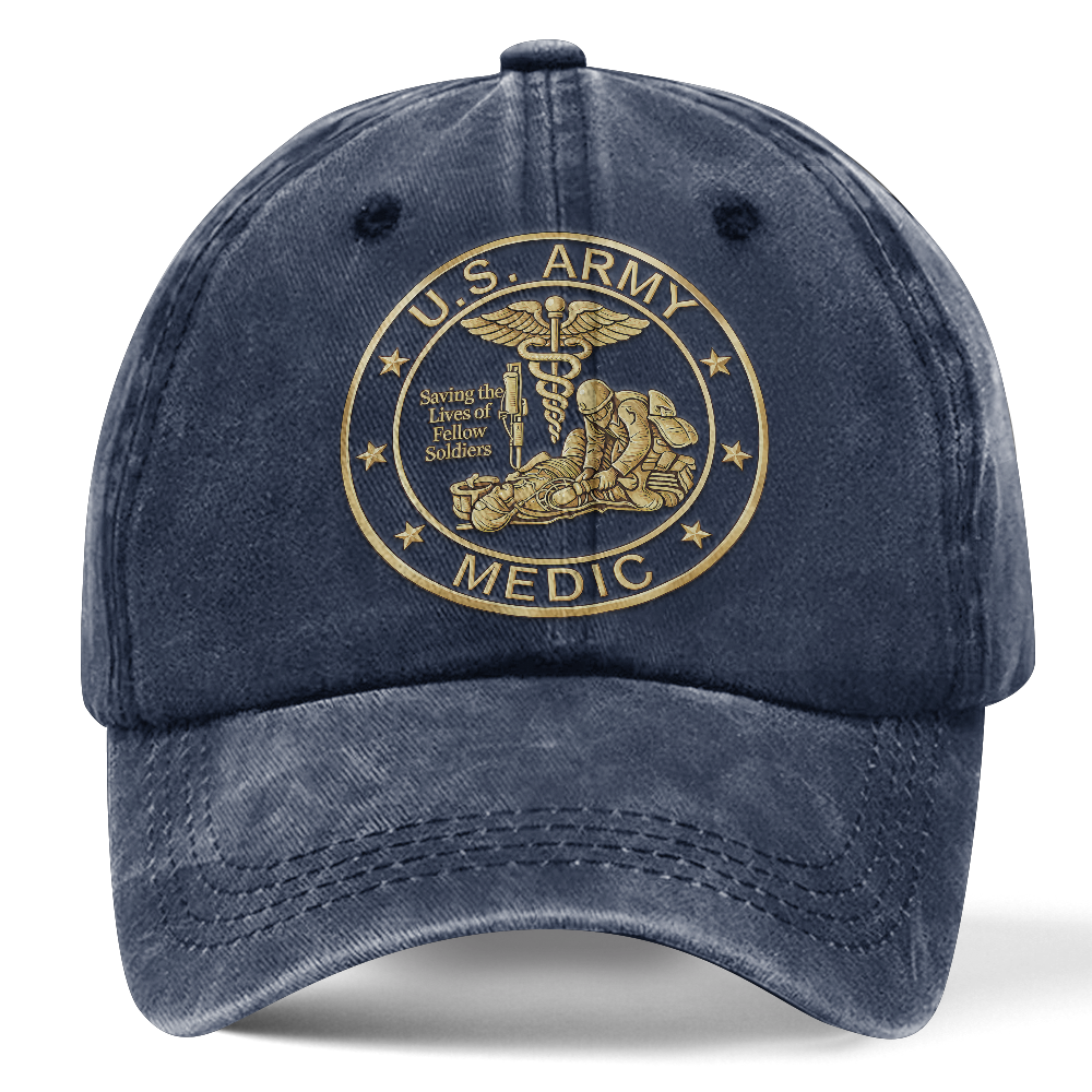 Personalizable Combat Medic Washed Cap