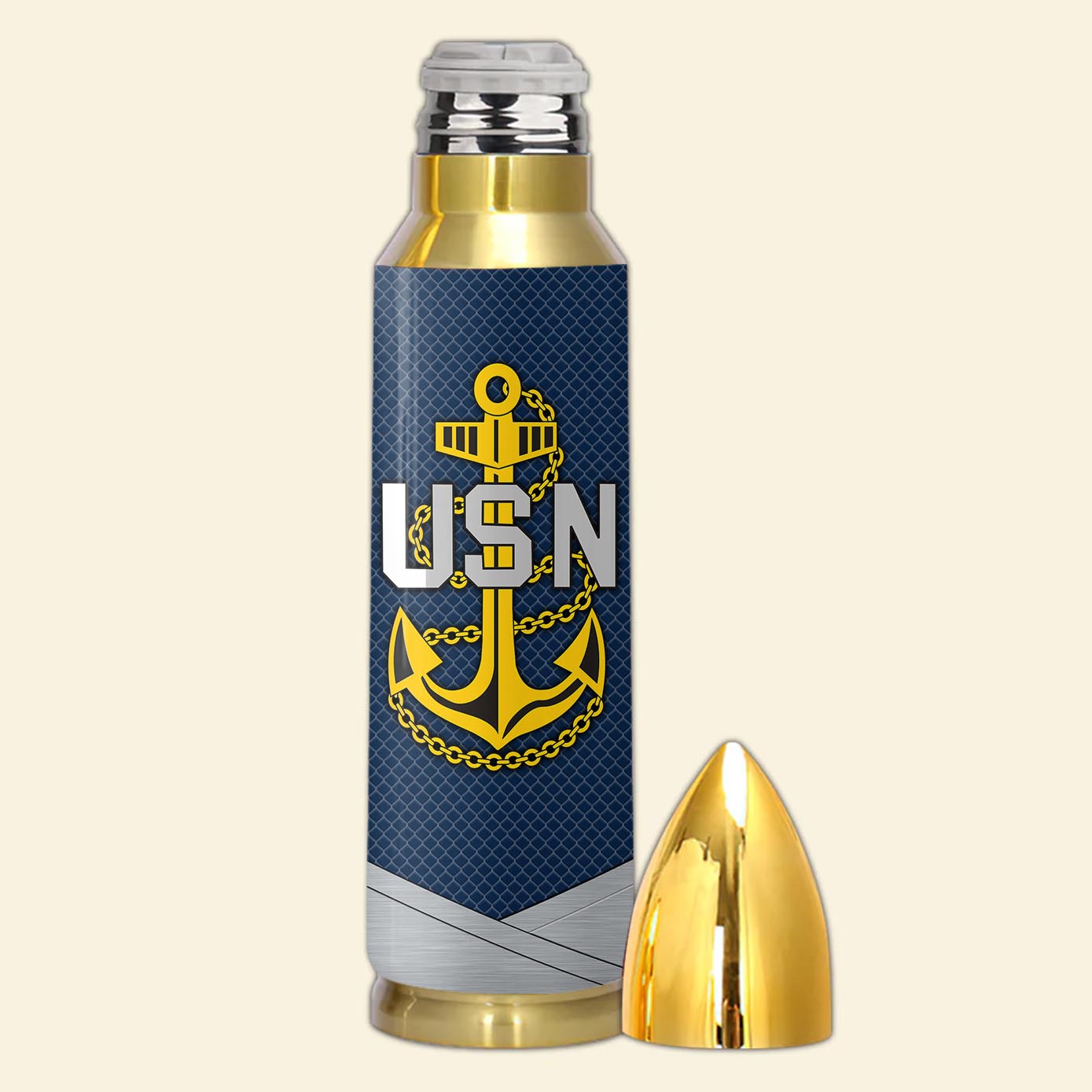 I Have Seen The World In The Navy Bullet Tumbler