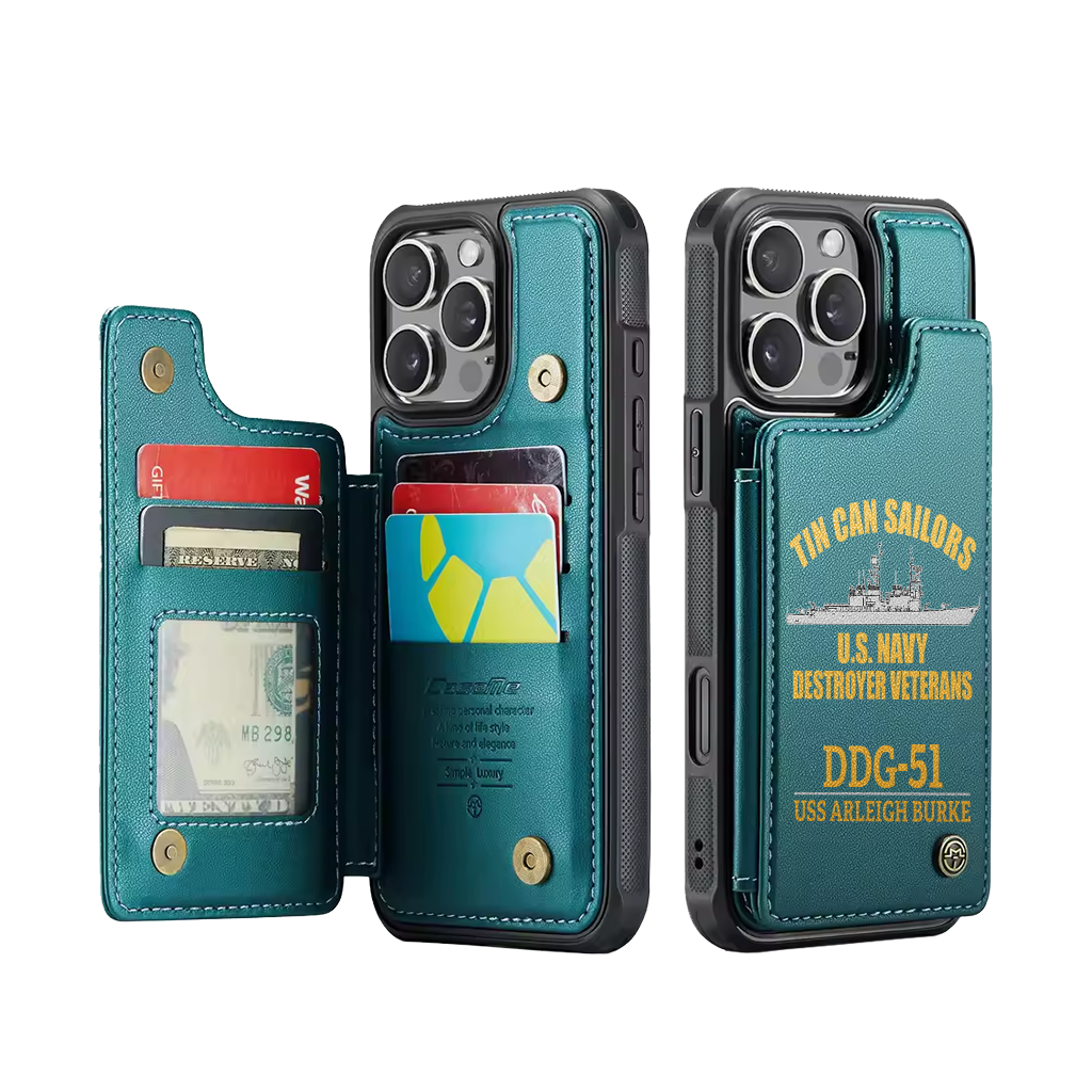 Personalizable Tin Can Sailors Wallet Phone Case