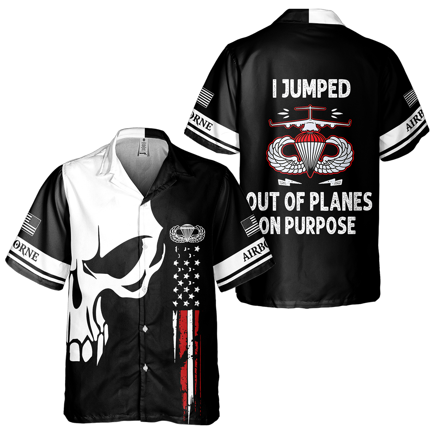 I Jumped Out Of Planes On Purpose Cuban Shirt