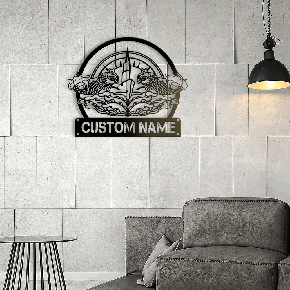 Personalized Navy Submarine Metal Sign Wall Art