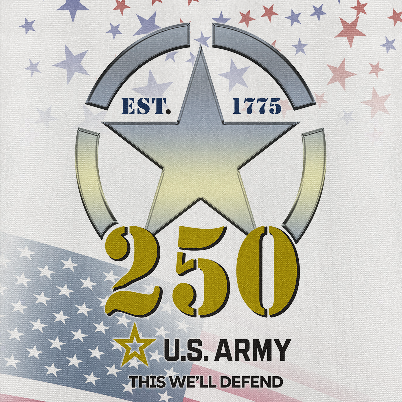 Army 250th Anniversary Cuban Shirt