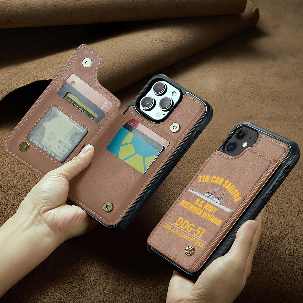 Personalizable Tin Can Sailors Wallet Phone Case