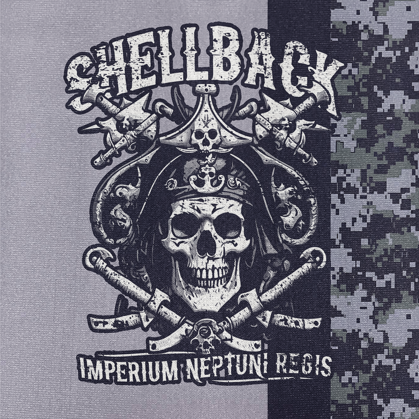 Shellback Ancient Order Of The Deep Cuban Shirt