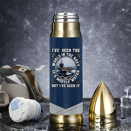 I Have Seen The World In The Navy Bullet Tumbler