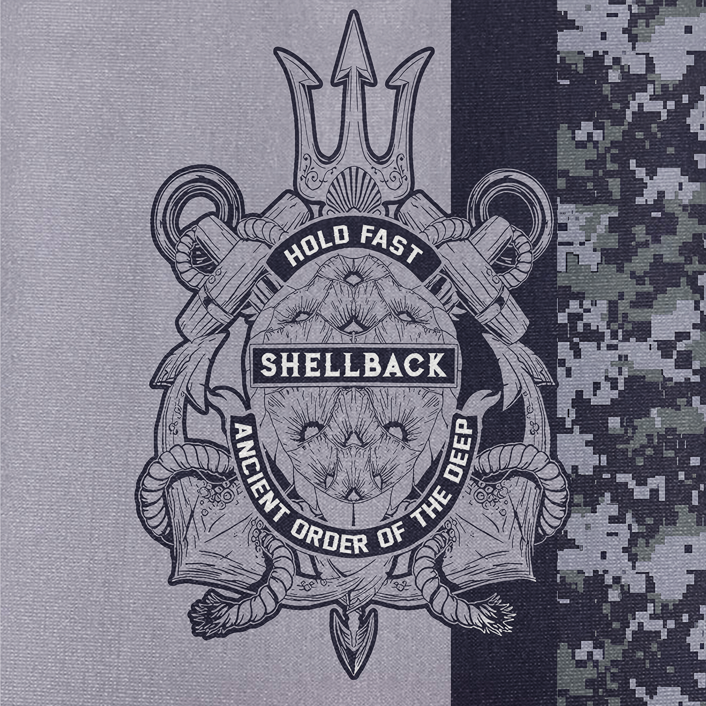 Shellback Ancient Order Of The Deep Cuban Shirt