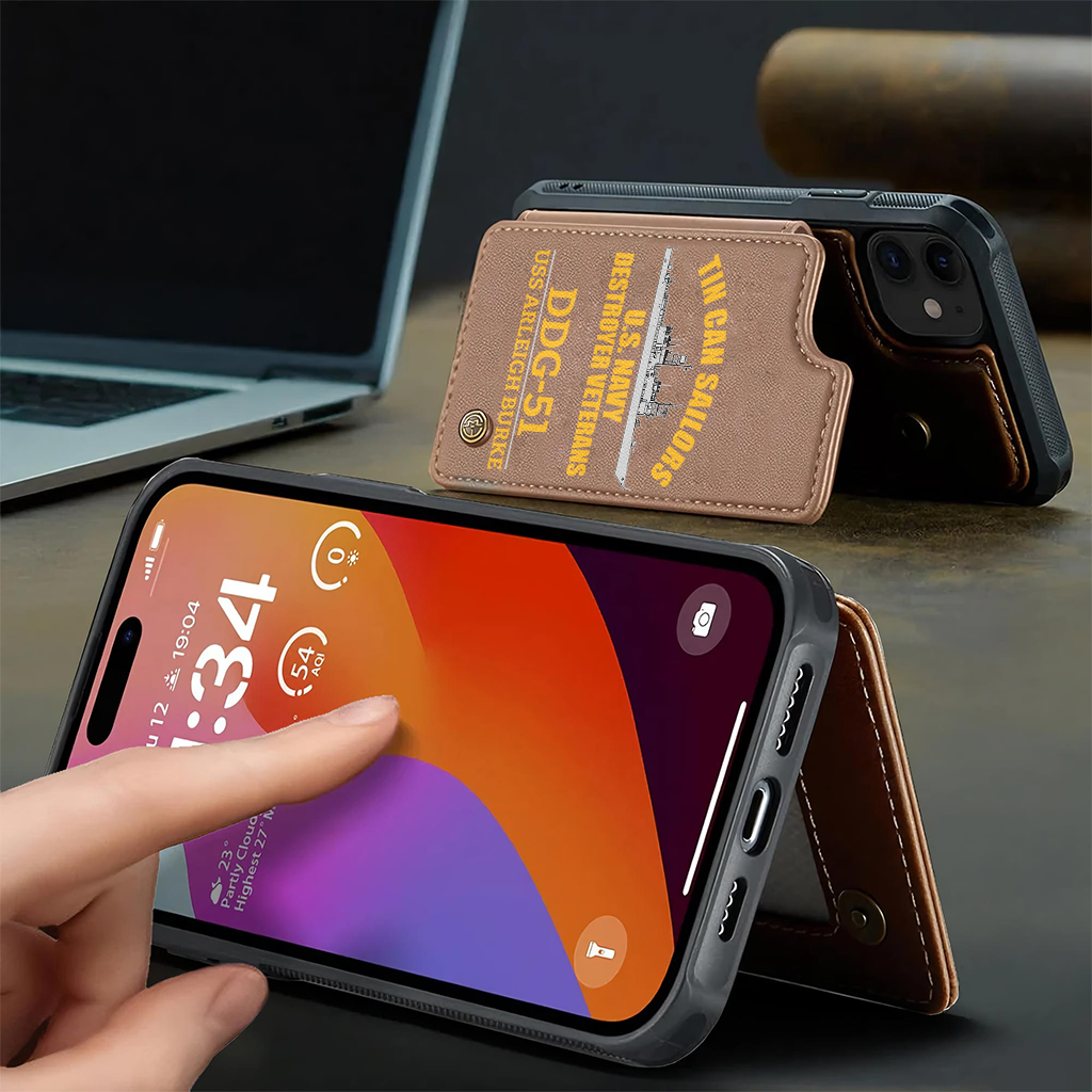 Personalizable Tin Can Sailors Wallet Phone Case