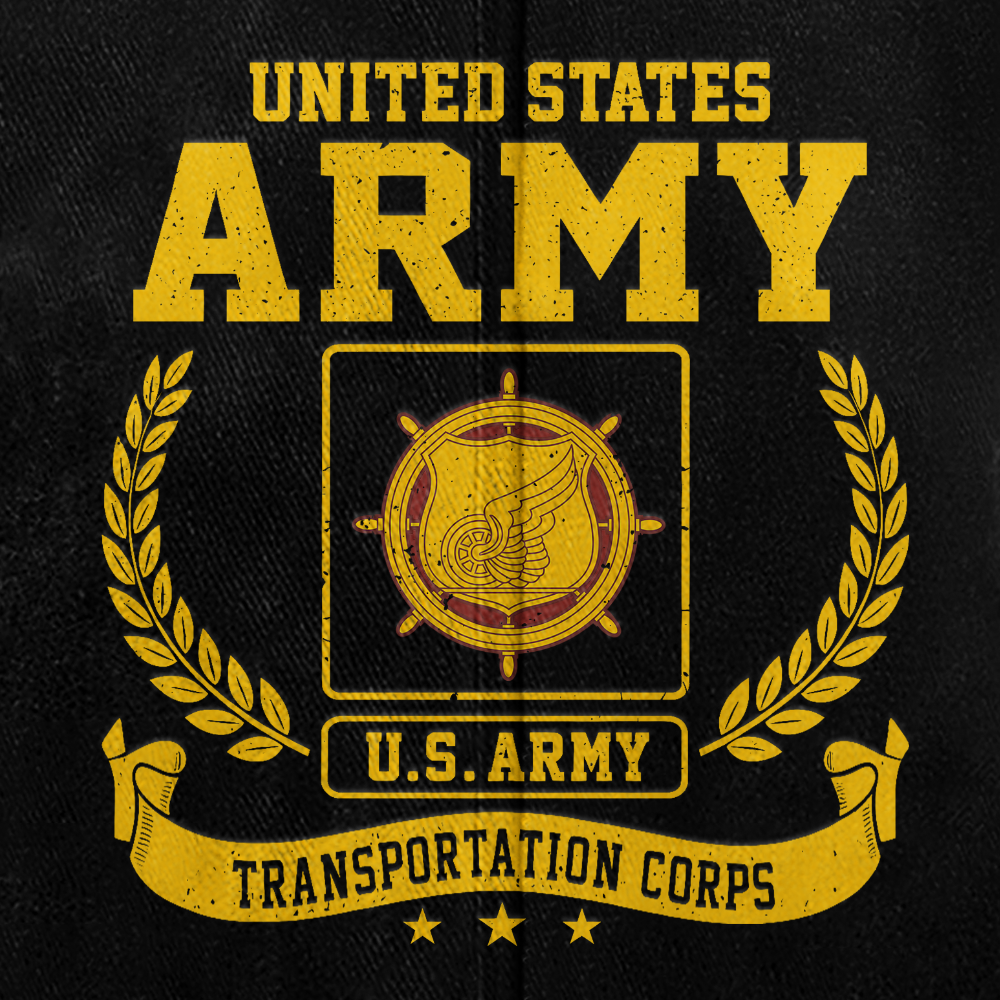 Personalizable Transportation Corps Washed Cap