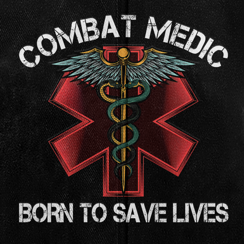 Personalizable Combat Medic Washed Cap