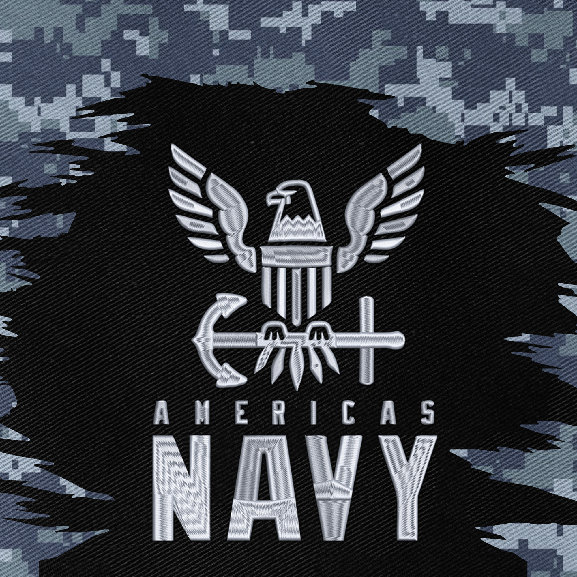 Navy 250th Anniversary Embroidered & Printed Cap
